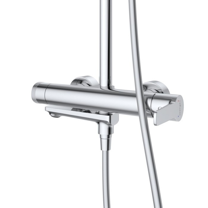 Душевая стойка со смесителем и изливом CEZARES LUX-CVD-01