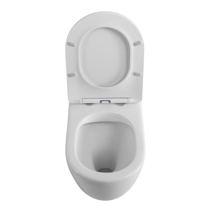 Унитаз приставной безободковый BelBagno SFERA-R BB2141CBR