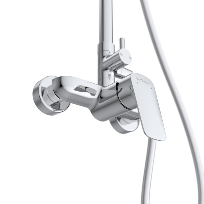 Душевая стойка со смесителем BelBagno MARINO-DOCM-CRM