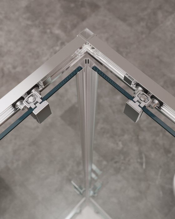 Душевой уголок CEZARES MOLVENO-A-22-100+30-C-Cr-IV