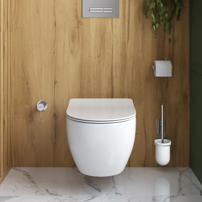 Унитаз подвесной безободковый с функцией биде CEZARES COMFORT CZR-191-TH/BS