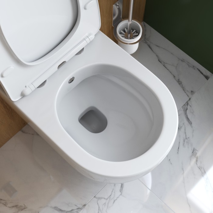 Унитаз подвесной безободковый с функцией биде CEZARES COMFORT CZR-191-TH/BS