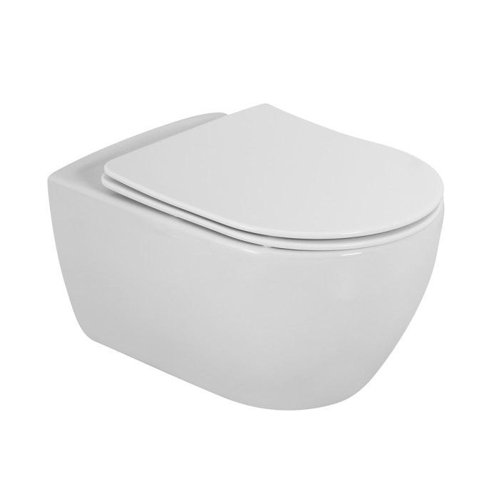 Унитаз подвесной безободковый с функцией биде CEZARES COMFORT CZR-191-TH/BS