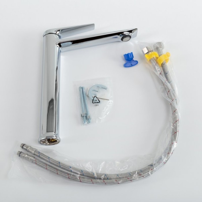 Смеситель для накладной раковины CEZARES LINER-LC-01-W0