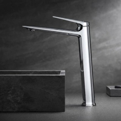 Смеситель для накладной раковины CEZARES LINER-LC-01-W0