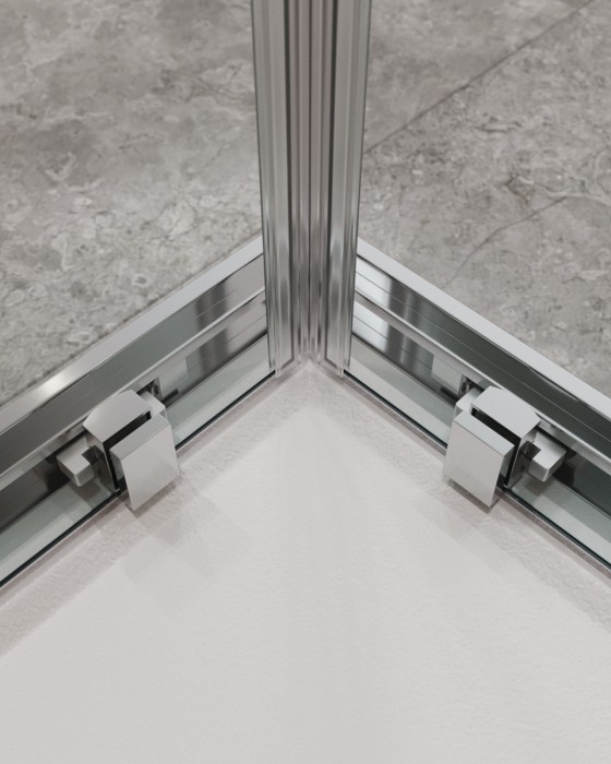 Душевой уголок CEZARES MOLVENO-A-22-80+30-C-Cr-IV