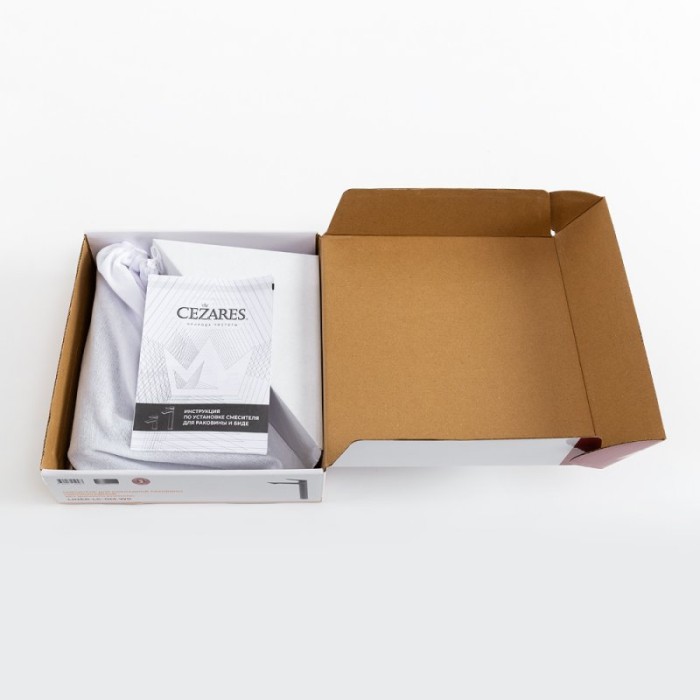 Смеситель для накладной раковины CEZARES LINER-LC-GM-W0