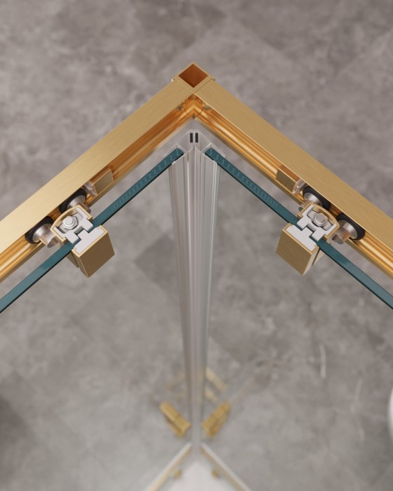 Душевой уголок CEZARES MOLVENO-A-22-90+20-C-BORO-IV