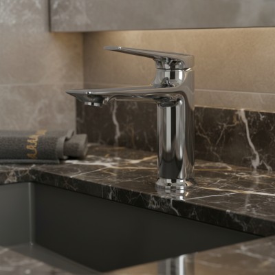 Смеситель для раковины CEZARES LINER-LS-01-W0