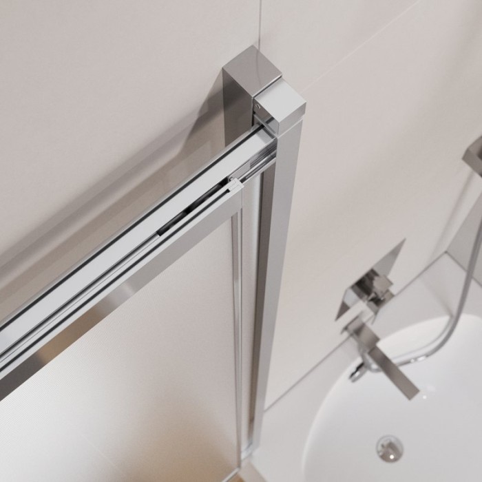 Душевая шторка на ванну CEZARES SLIDER-VF-11-90/150-P-Cr