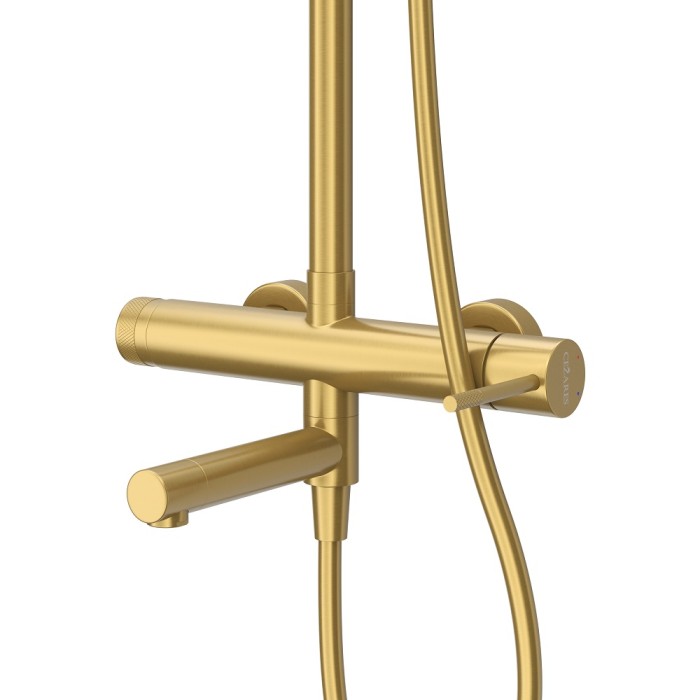 Душевая стойка со смесителем и изливом CEZARES RELAX-CVD-BORO