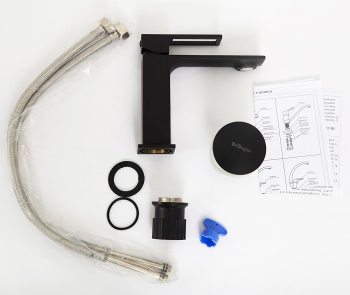 Смеситель для раковины BelBagno LUCE LUC-LVM-NERO