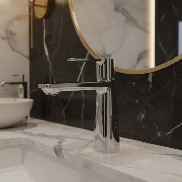 Смеситель для раковины без донного клапана CEZARES LUX-LS-01-W0