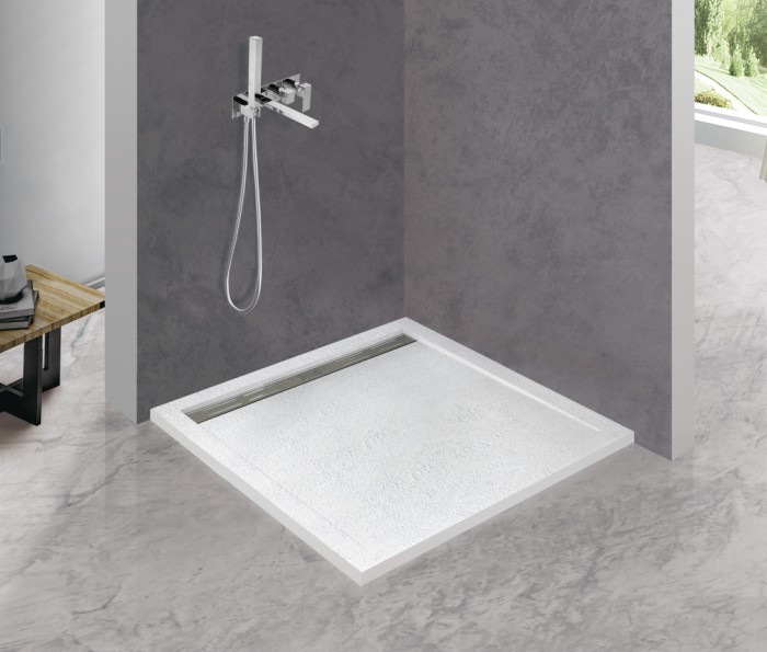 Поддон из искусственного мрамора CEZARES TRAY-AS-AH-90/80-30-W