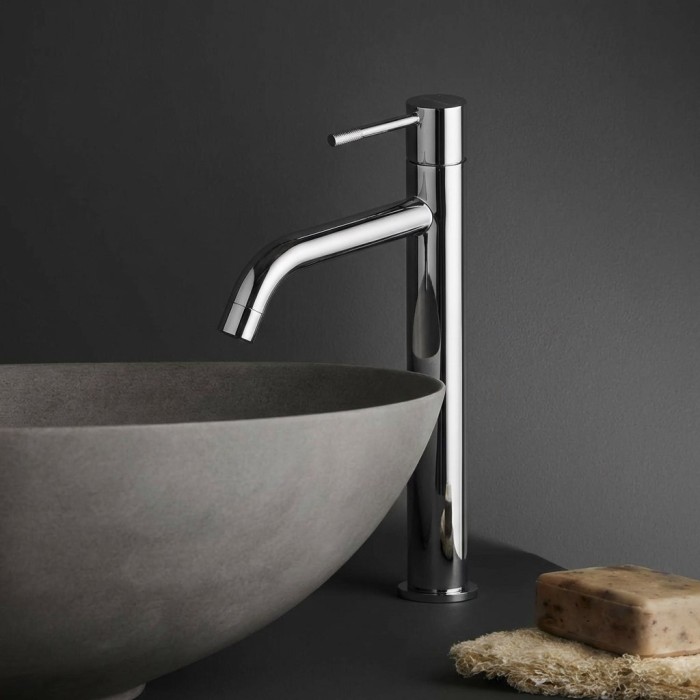 Смеситель для накладной раковины без донного клапана CEZARES RELAX-LC1-01-W0