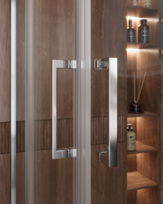 Душевой уголок CEZARES MOLVENO-AH-21-100+30-C-Cr-IV