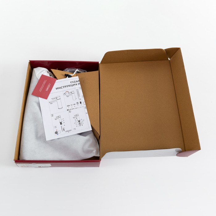 Смеситель для накладной раковины без донного клапана CEZARES RELAX-LC1-GM-W0