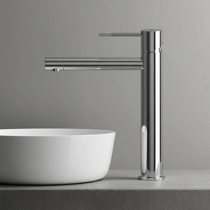 Смеситель для накладной раковины без донного клапана CEZARES RELAX-LC2-01-W0