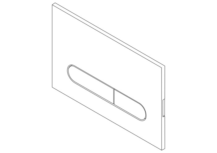 Кнопка смыва BelBagno PROSPERO BB005-PR-CHROME, цвет-хром глянцевый