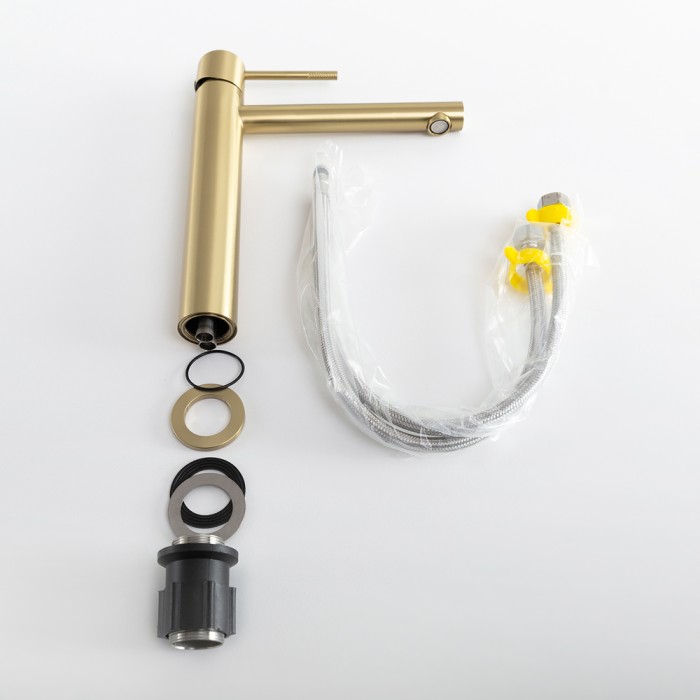 Смеситель для накладной раковины без донного клапана CEZARES RELAX-LC2-BORO-W0