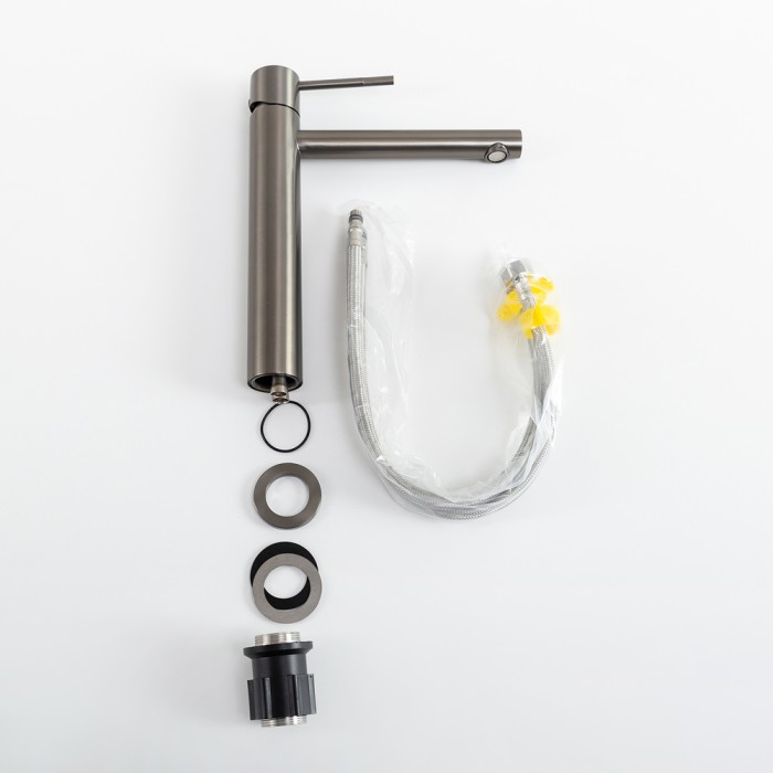 Смеситель для накладной раковины без донного клапана CEZARES RELAX-LC2-GM-W0