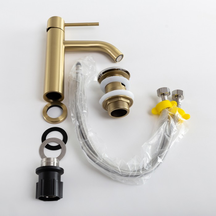 Смеситель для раковины с донным клапаном CEZARES RELAX-LS1-BORO