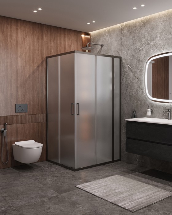 Душевой уголок CEZARES MOLVENO-AH-21-90+20-P-GM