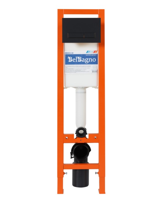 Кнопка смыва BelBagno MARMI BB012-MR-NERO.M, цвет-черный матовый Tocco Morbido