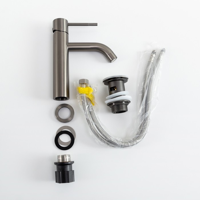 Смеситель для раковины с донным клапаном CEZARES RELAX-LS1-GM