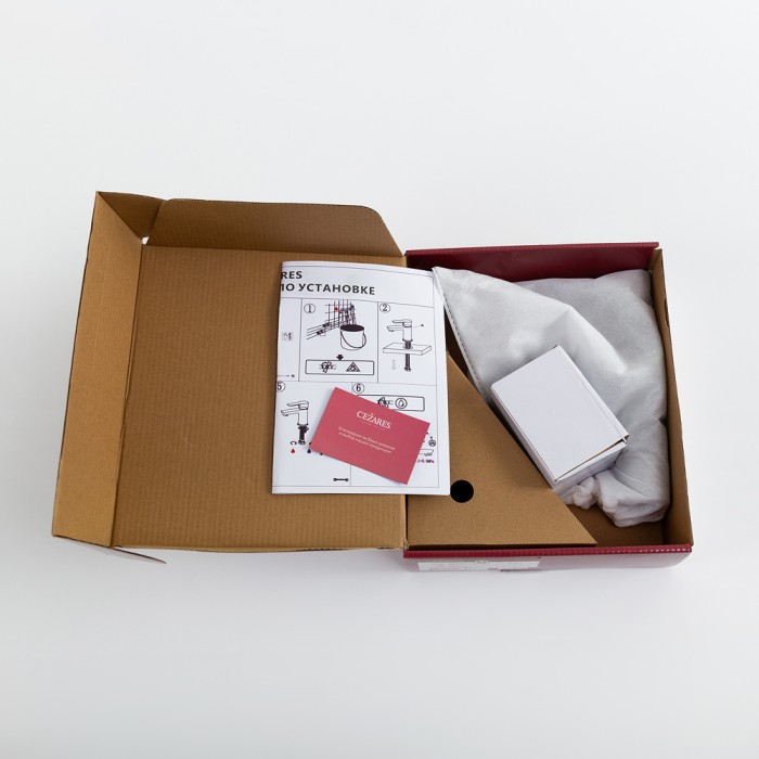 Смеситель для раковины с донным клапаном CEZARES RELAX-LS1-GM