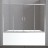 Шторка на ванну BelBagno UNIQUE-VF-2-150/180-140-C-Cr