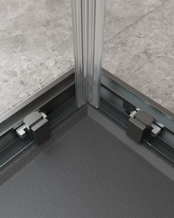 Душевой уголок CEZARES MOLVENO-AH-21-90+30-C-GM-IV