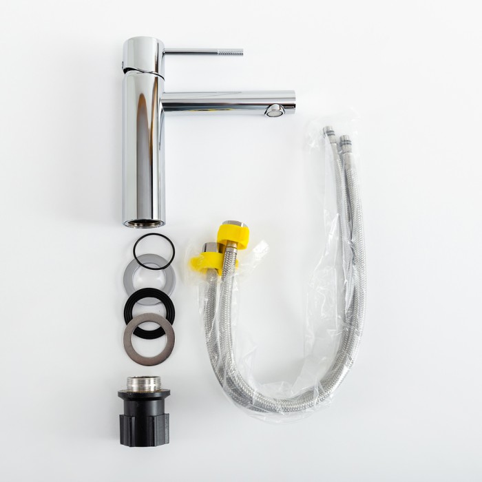 Смеситель для раковины без донного клапана CEZARES RELAX-LS2-01-W0