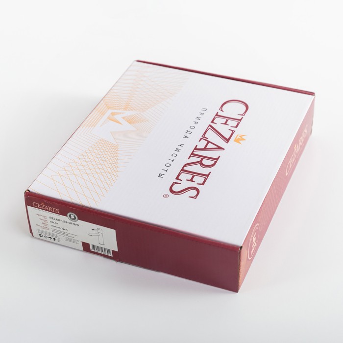 Смеситель для раковины без донного клапана CEZARES RELAX-LS2-01-W0